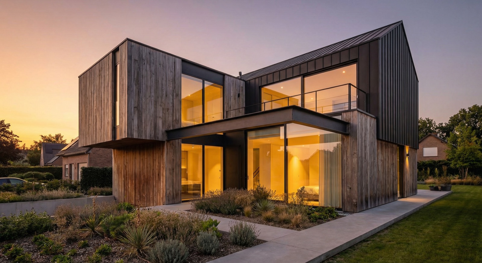 Modern architecturaal woningontwerp